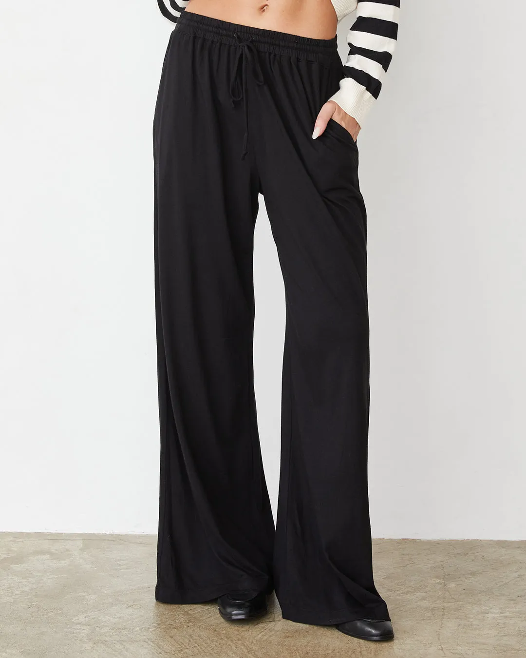 Organic Jersey Wide Leg Pant sold by Monrow
