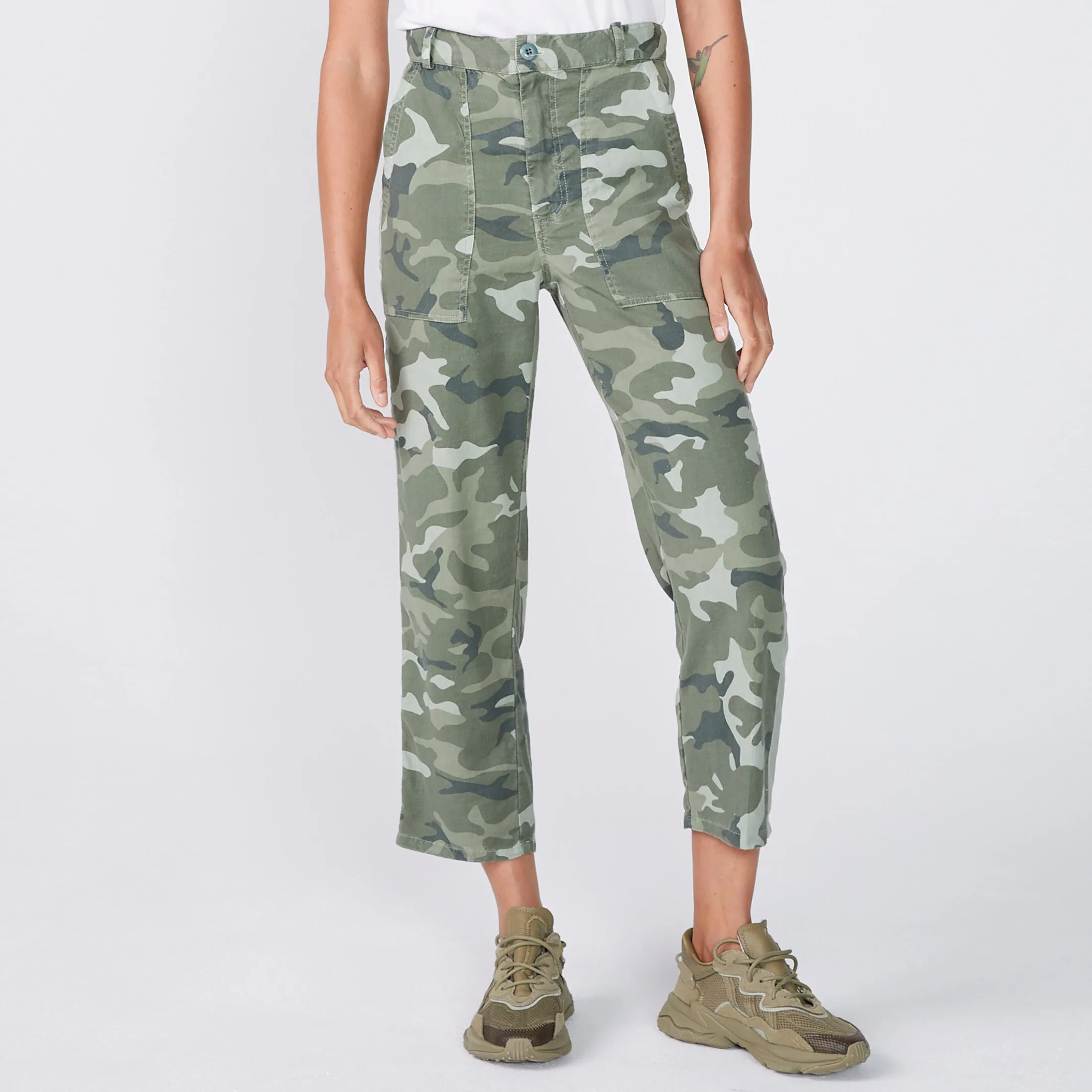 Urban Camo Straight Leg Pant sold by Monrow