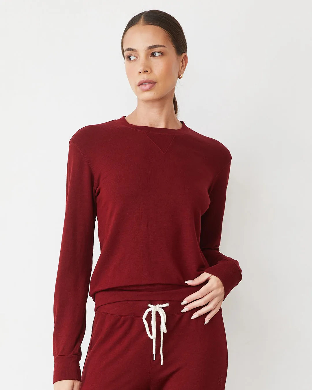 Supersoft Crew Neck Sweatshirt sold by Monrow product image thumbnail 3