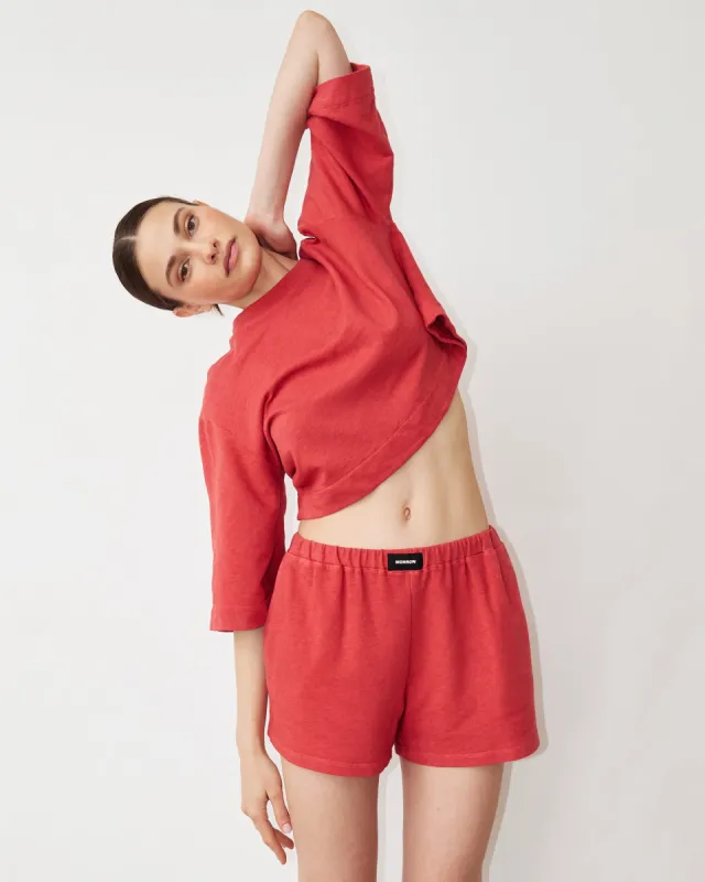 French Terry Gym Short sold by Monrow