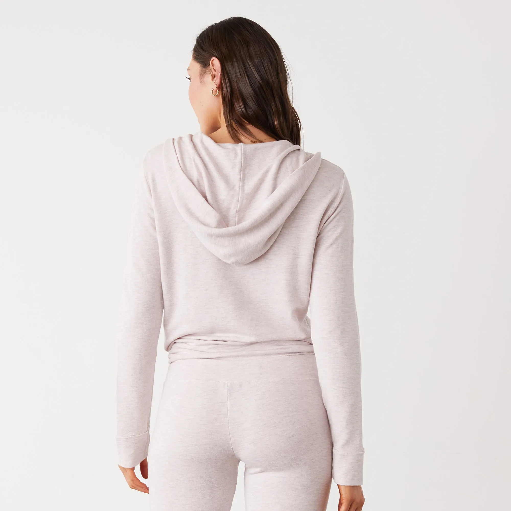 Supersoft Zip Up Hoody sold by Monrow product image thumbnail 4