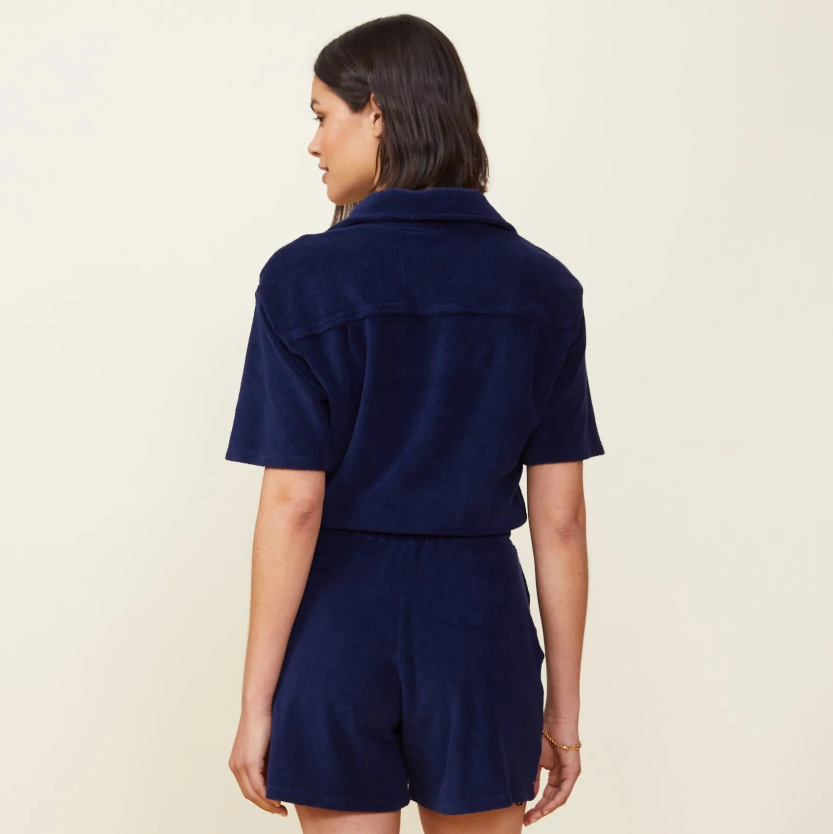 Terry Cloth Romper sold by Monrow product image thumbnail 5