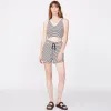 Stripe Crop Lounge Tank sold by Monrow