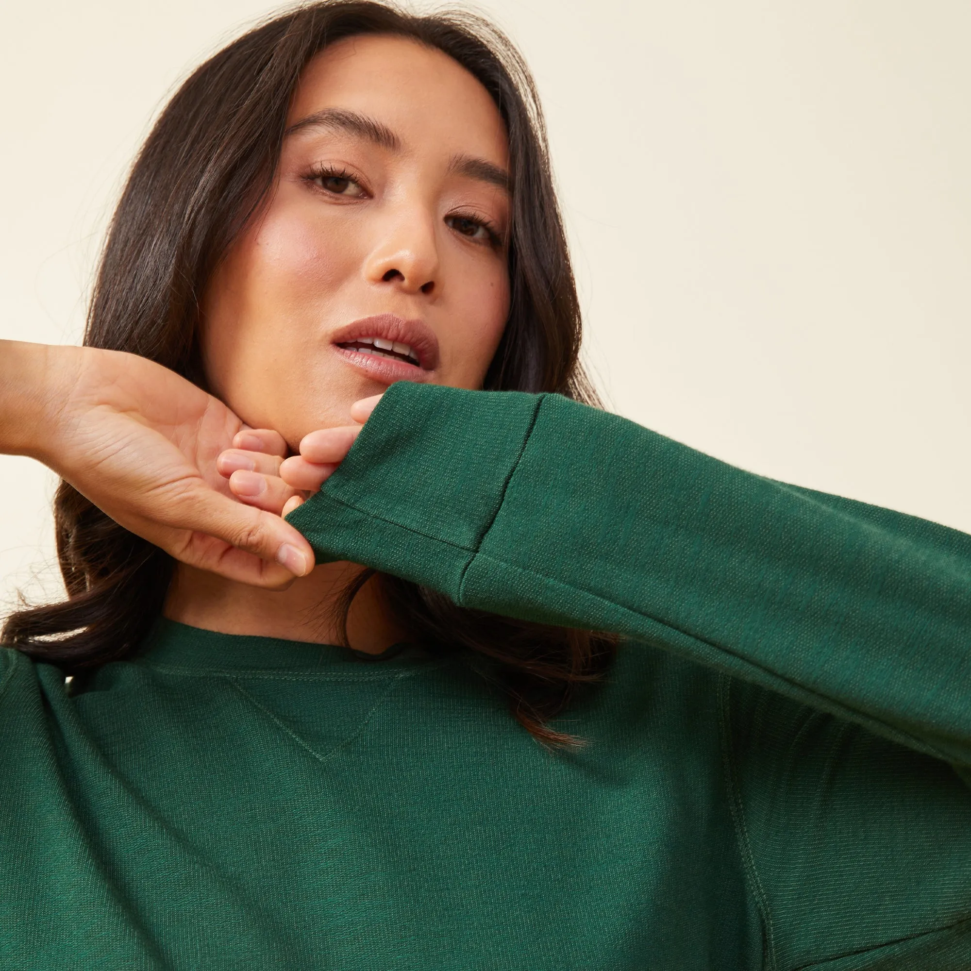 Supersoft Crew Neck Sweatshirt sold by Monrow product image thumbnail 2