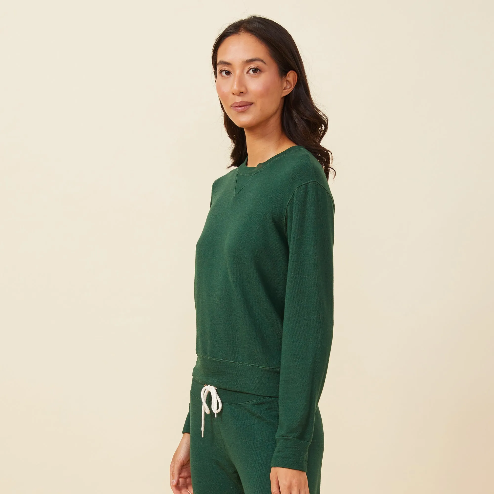 Supersoft Crew Neck Sweatshirt sold by Monrow product image thumbnail 3