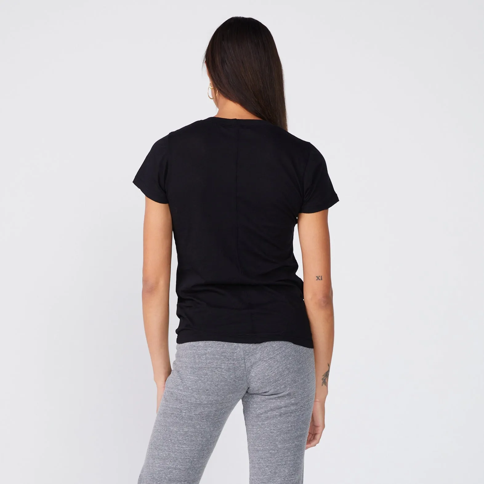 Tissue Fitted Crew Neck Tee sold by Monrow product image thumbnail 5