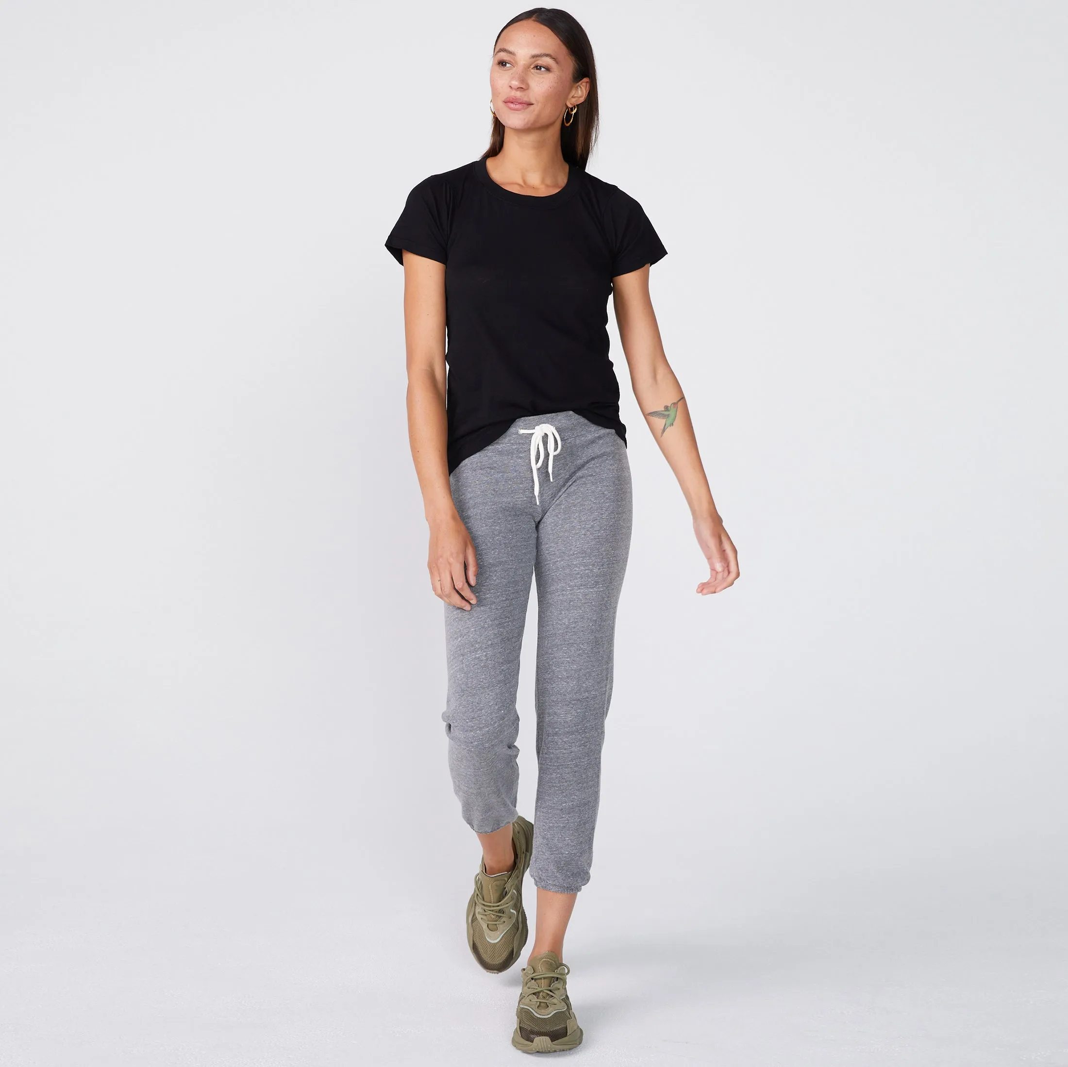 Tissue Fitted Crew Neck Tee sold by Monrow product image thumbnail 2