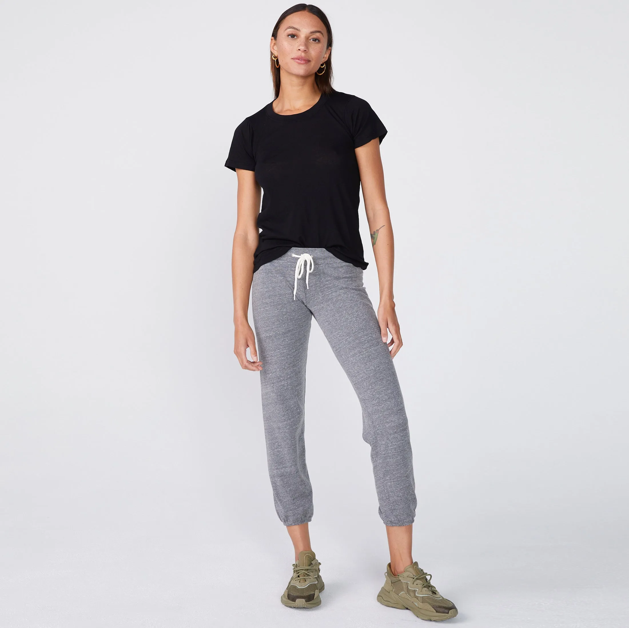 Tissue Fitted Crew Neck Tee sold by Monrow product image thumbnail 3