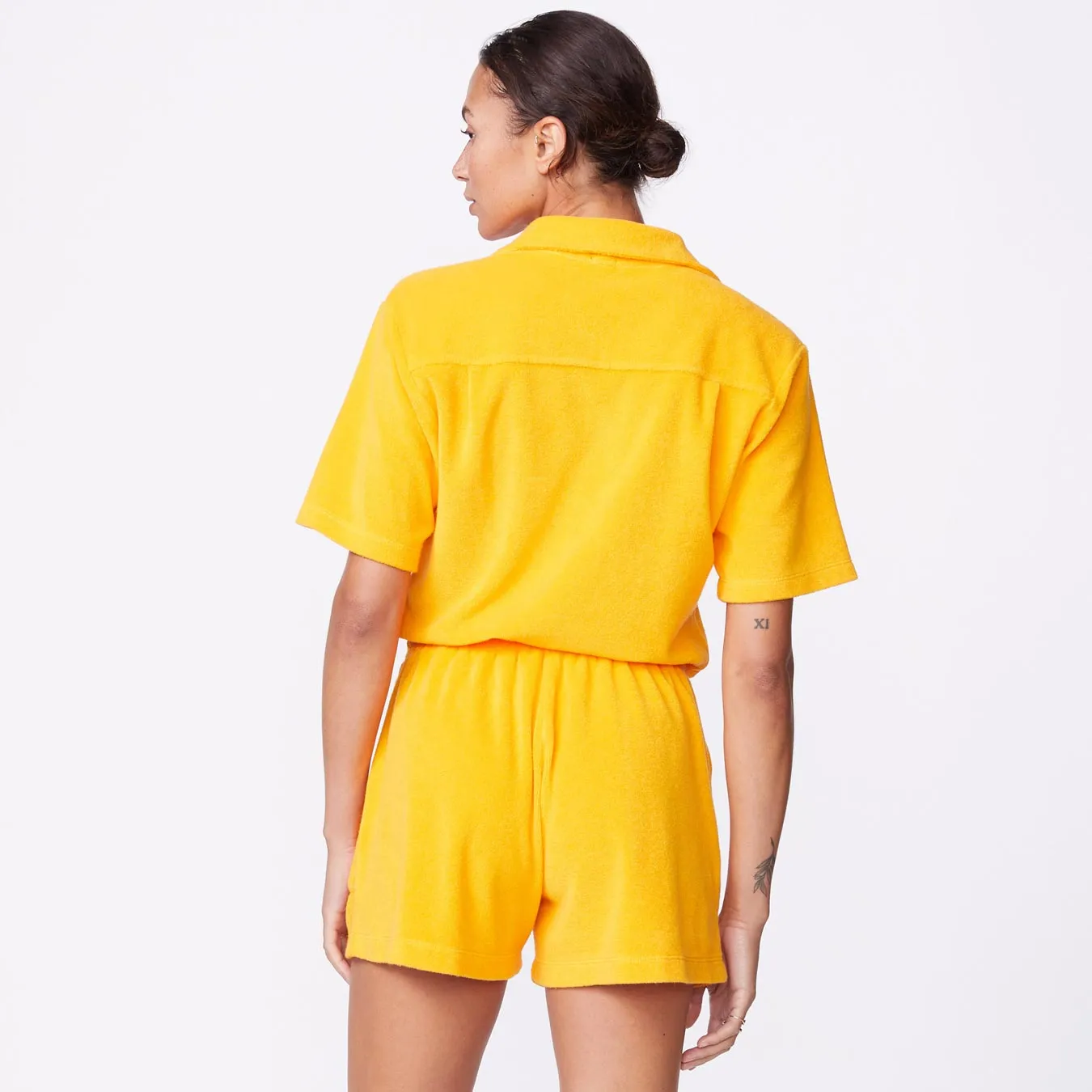 Terry Cloth Romper sold by Monrow product image thumbnail 4