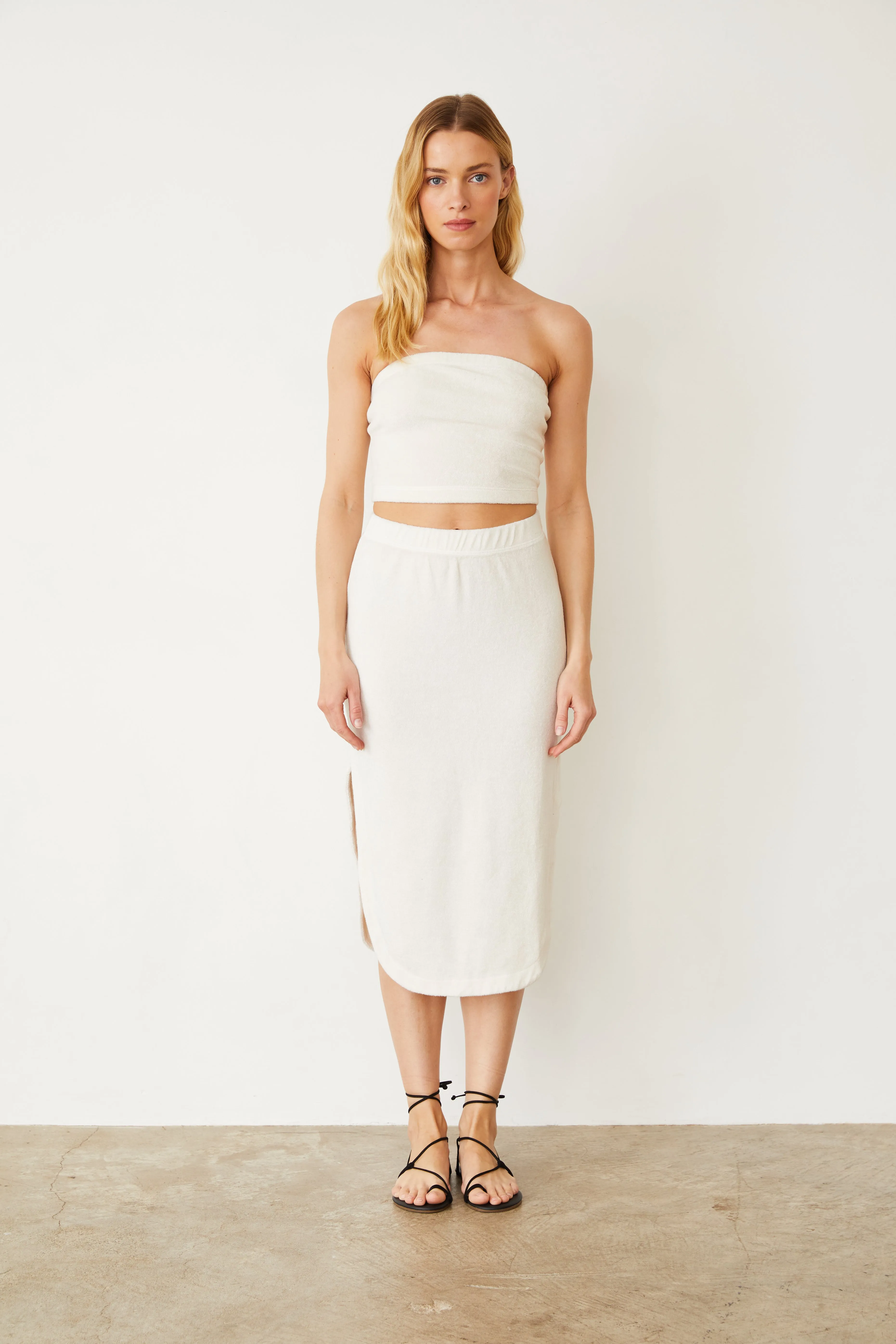 Terry Cloth Tube Top sold by Monrow product image thumbnail 5