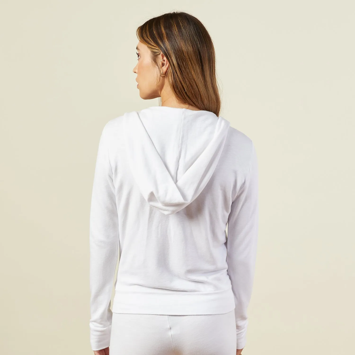 Supersoft Zip Up Hoody sold by Monrow product image thumbnail 4