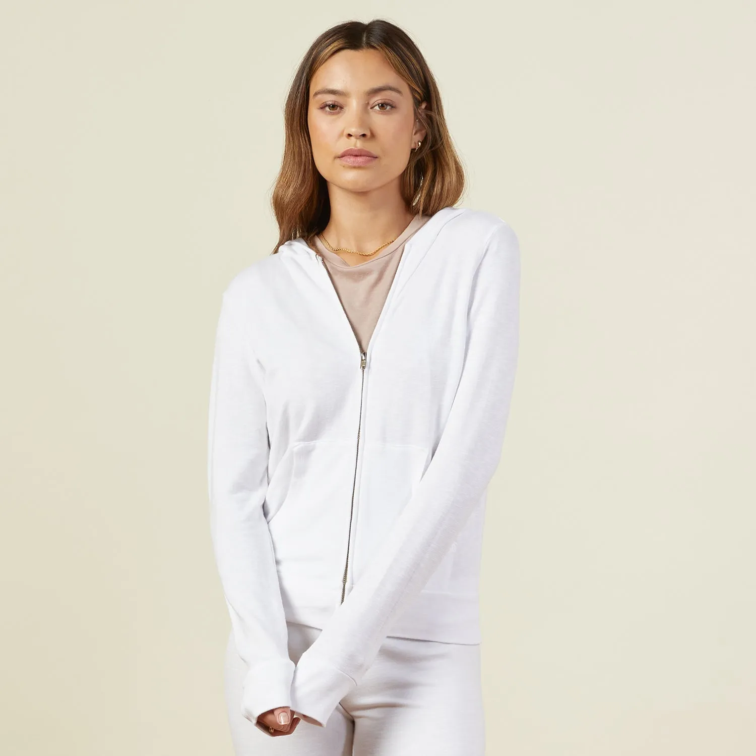 Supersoft Zip Up Hoody sold by Monrow product image thumbnail 2