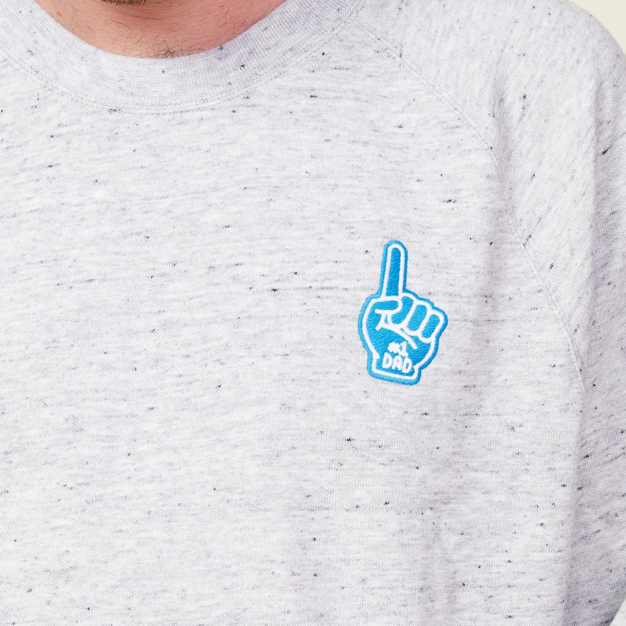 #1 Dad Raglan sold by Monrow product image thumbnail 4