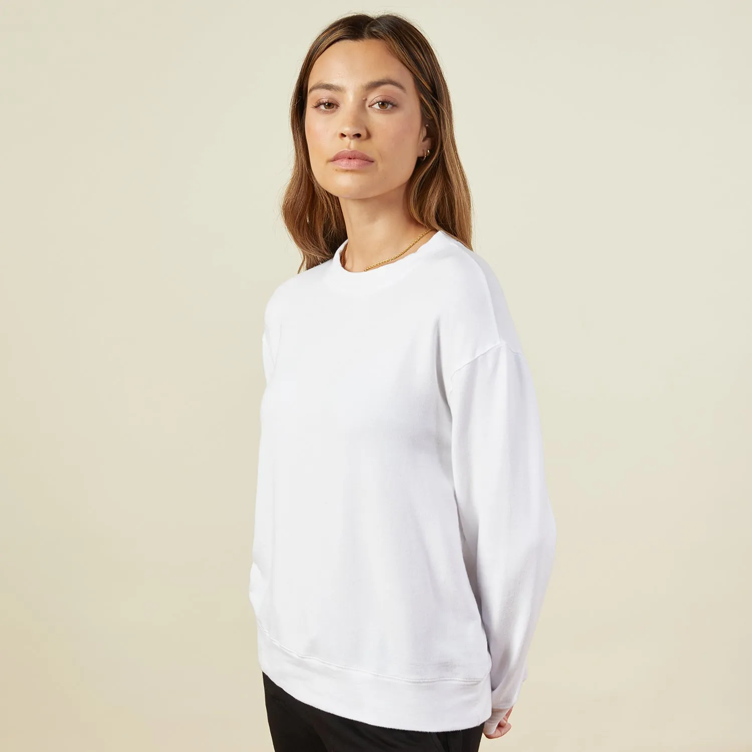 Softfleece Boyfriend Sweatshirt sold by Monrow product image thumbnail 4