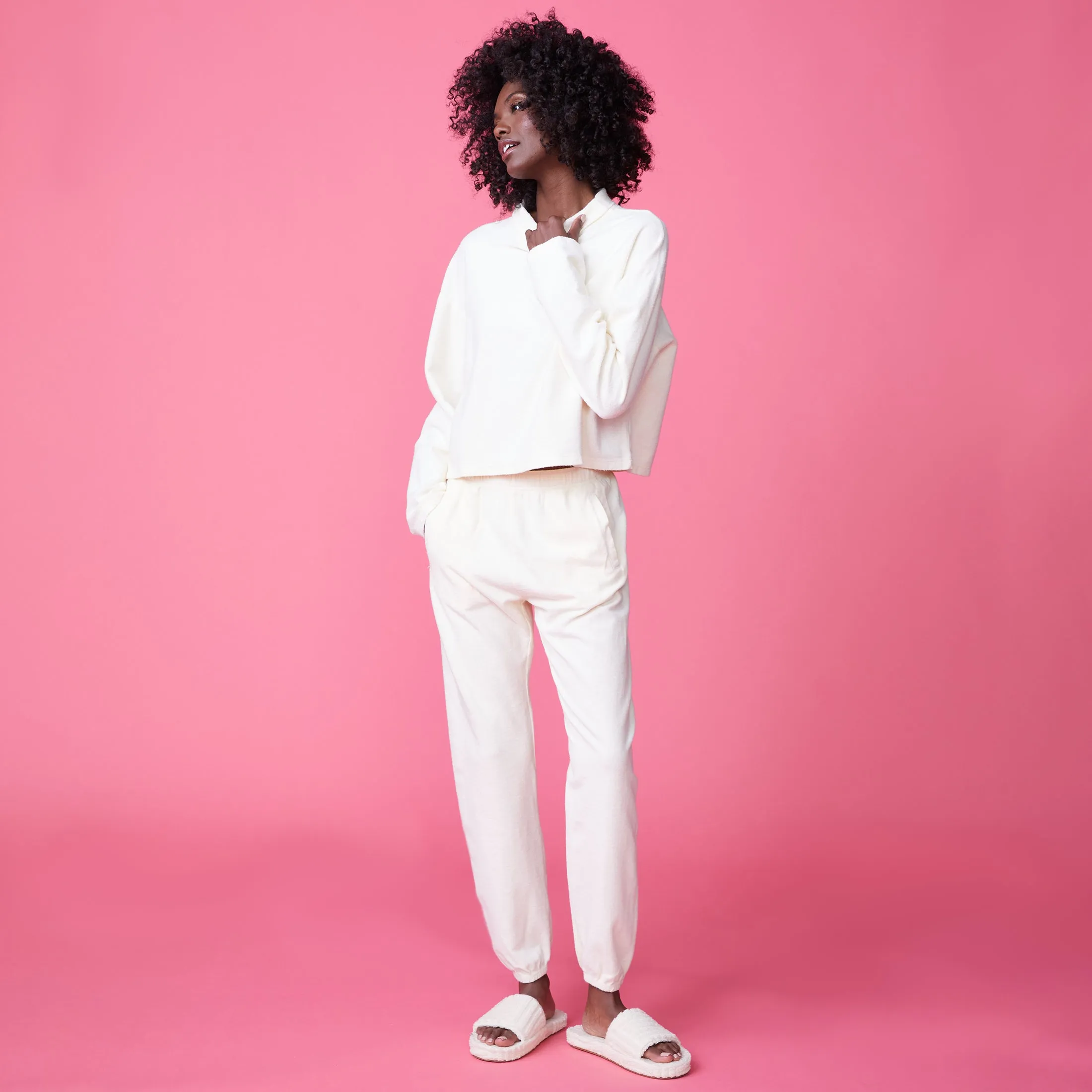 Fuzzy Boyfriend Sweat sold by Monrow product image thumbnail 2