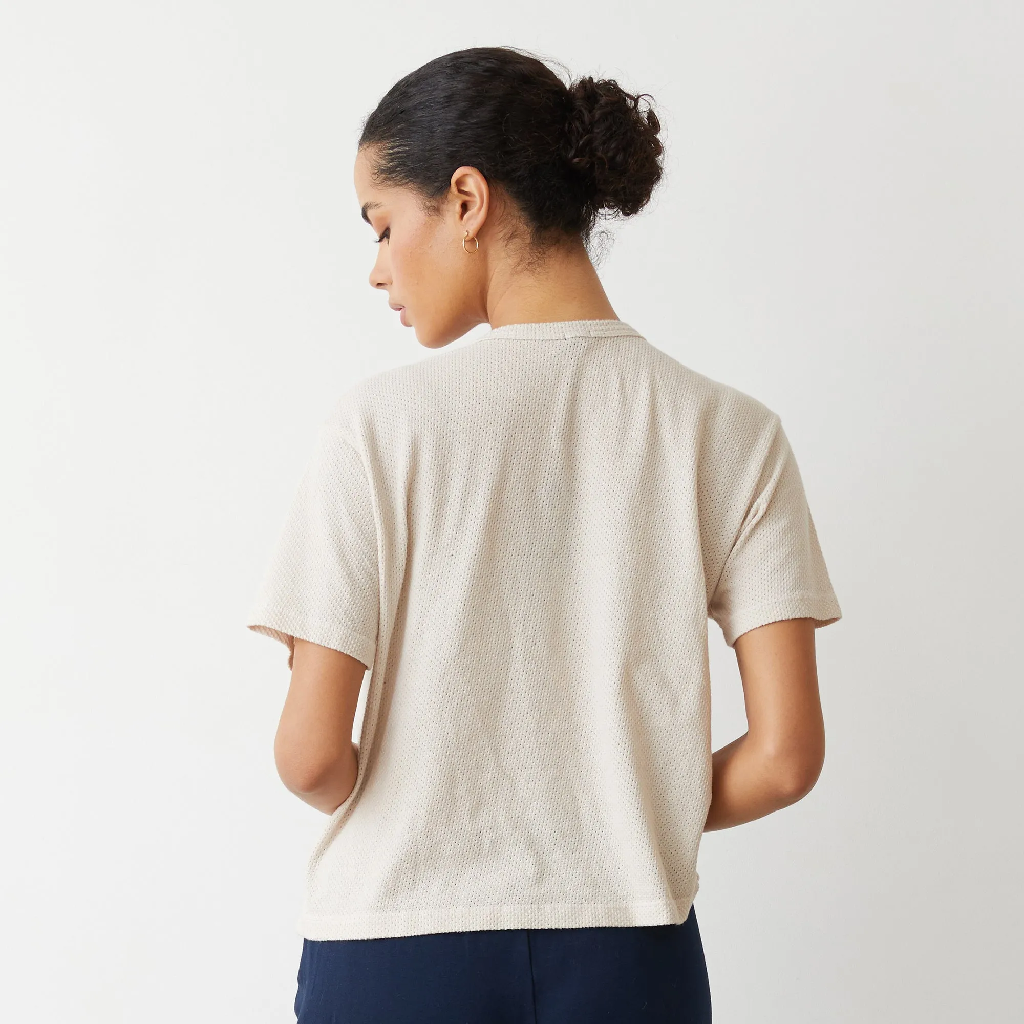 Mesh Athletic Tee sold by Monrow product image thumbnail 3