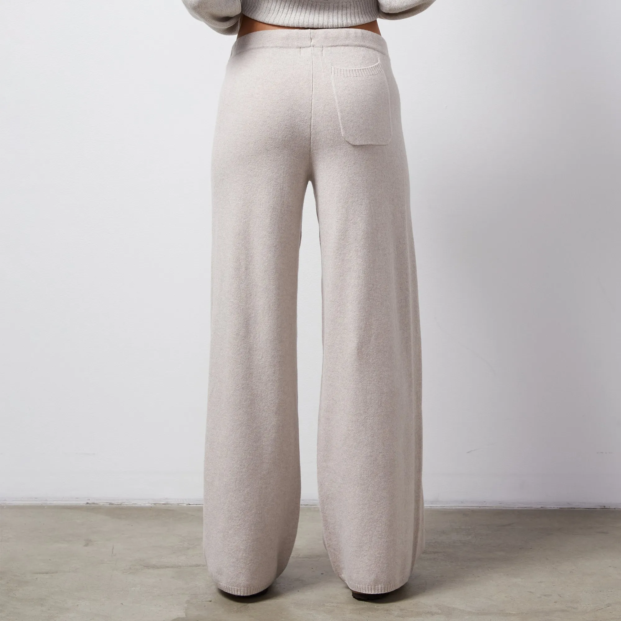 Wool Cashmere Wide Leg Sweat sold by Monrow product image thumbnail 3