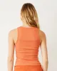 Supima Rib High Neck Tank sold by Monrow