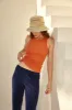 Supima Rib High Neck Tank sold by Monrow