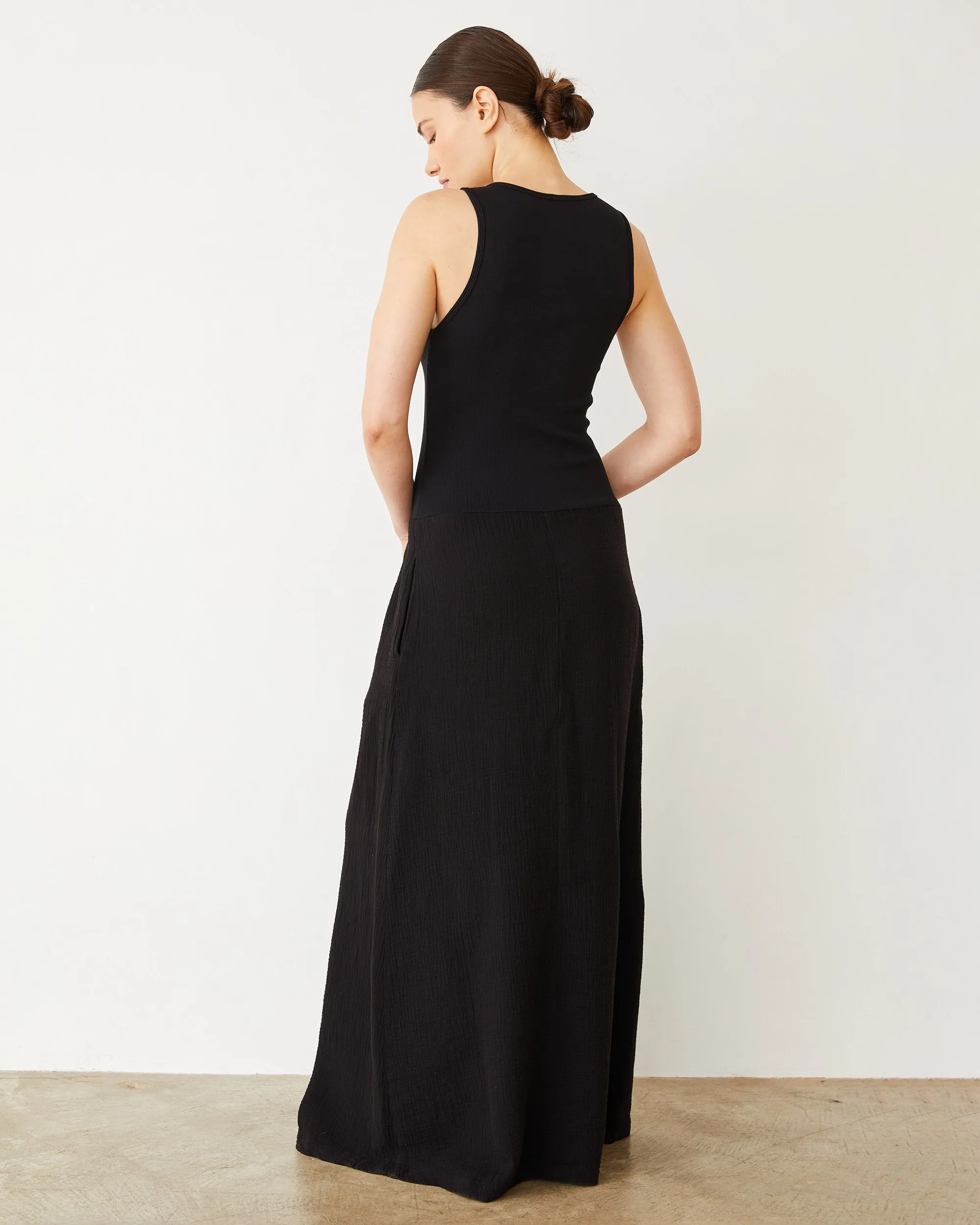 Mix Media Tank Maxi Dress sold by Monrow product image thumbnail 3