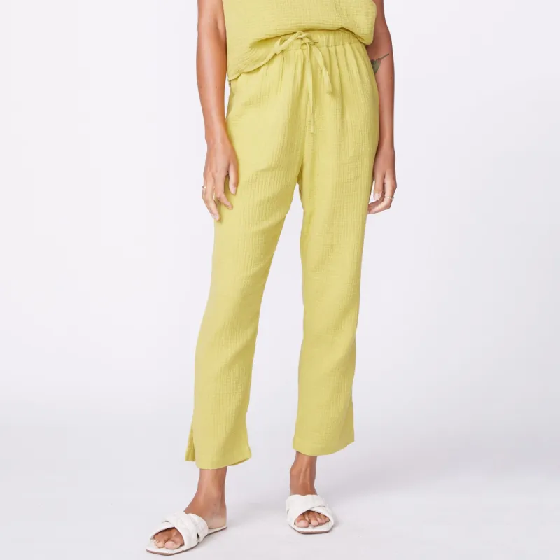 High Waisted Gauze Pants sold by Monrow