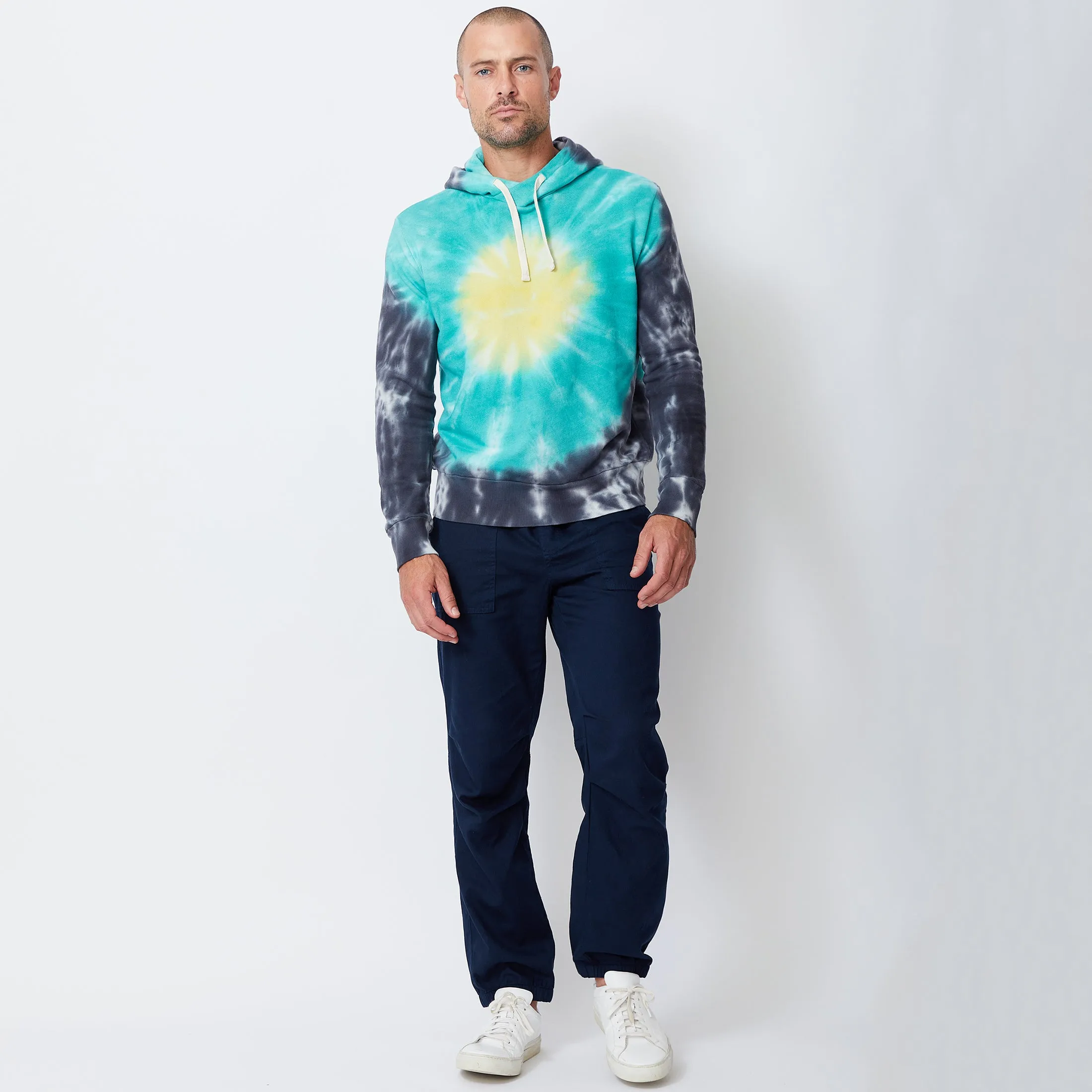 Sunburst Tie Dye Pullover Hoody sold by Monrow product image thumbnail 2