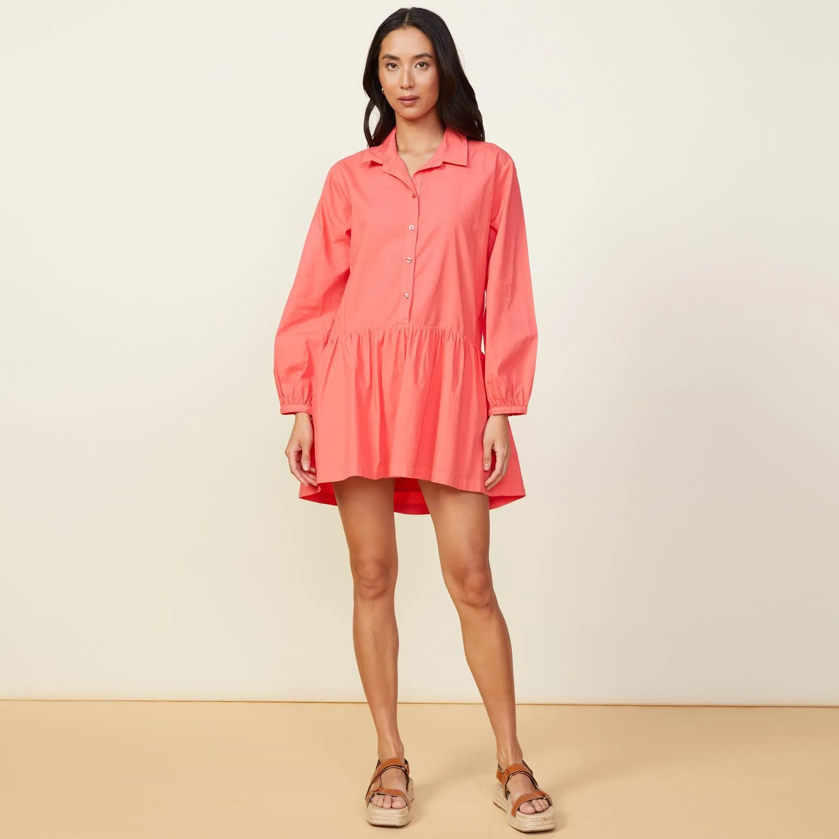 Poplin Easy Shirt Dress sold by Monrow product image thumbnail 3