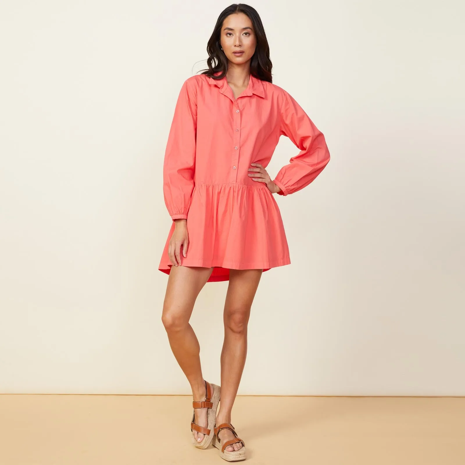 Poplin Easy Shirt Dress sold by Monrow product image thumbnail 2