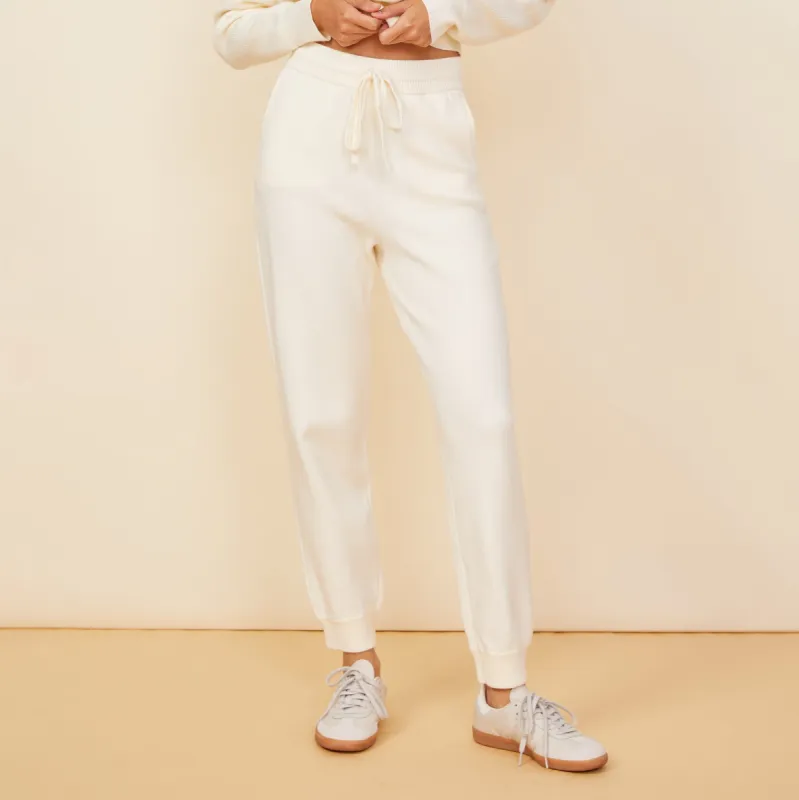 Soft Knit Cuffed Jogger sold by Monrow