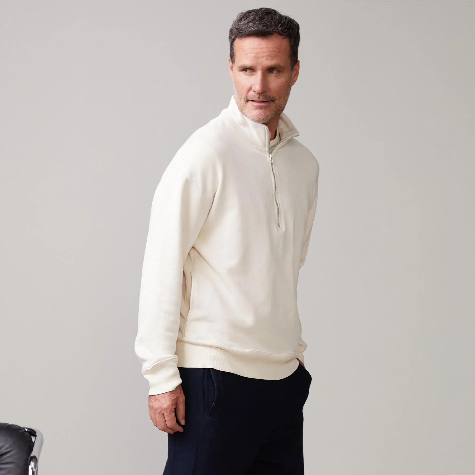 Half Zip Sweatshirt sold by Monrow product image thumbnail 3