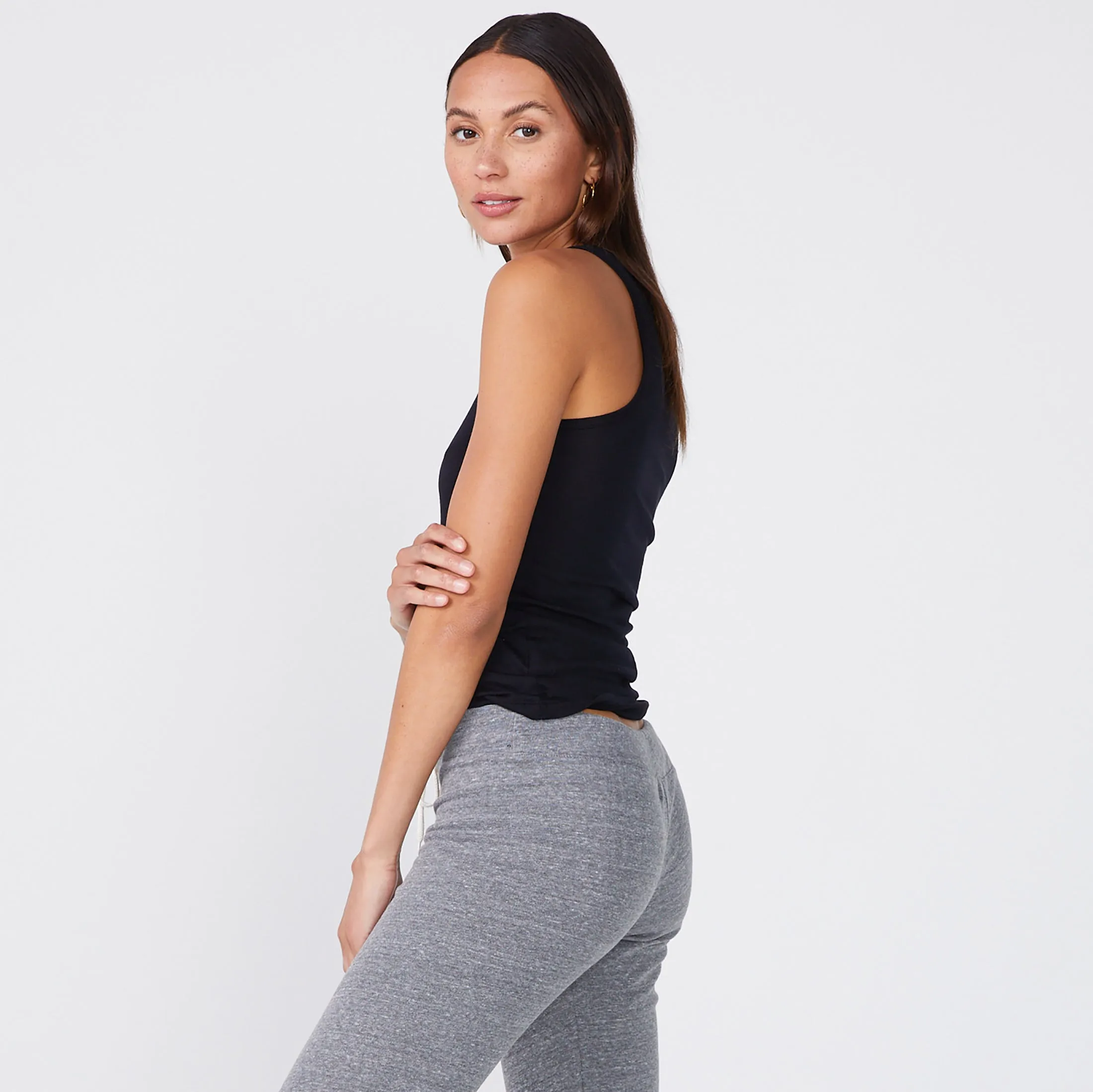 Cotton Modal Narrow Tank sold by Monrow product image thumbnail 4