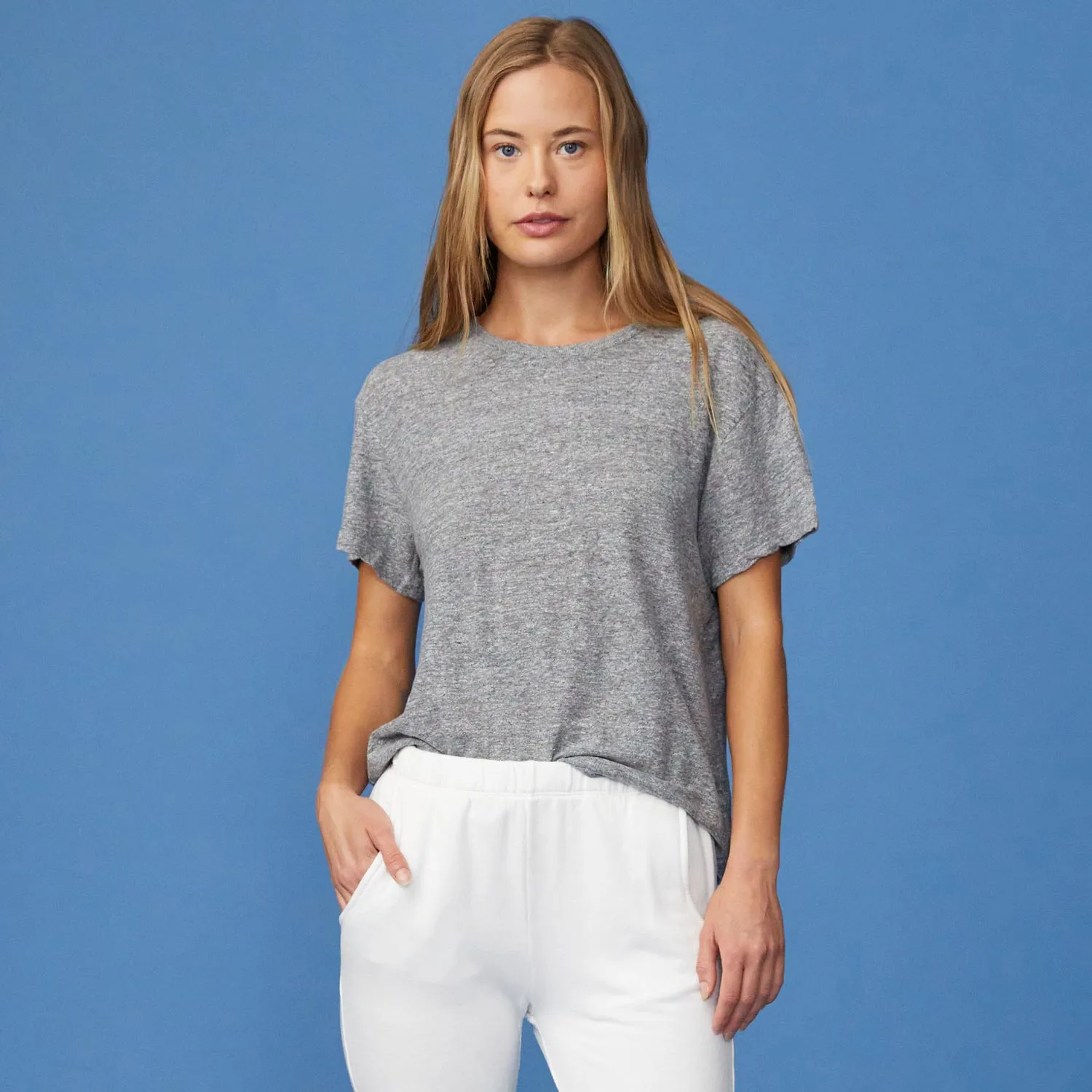 Textured Tri-Blend Vintage Crew sold by Monrow