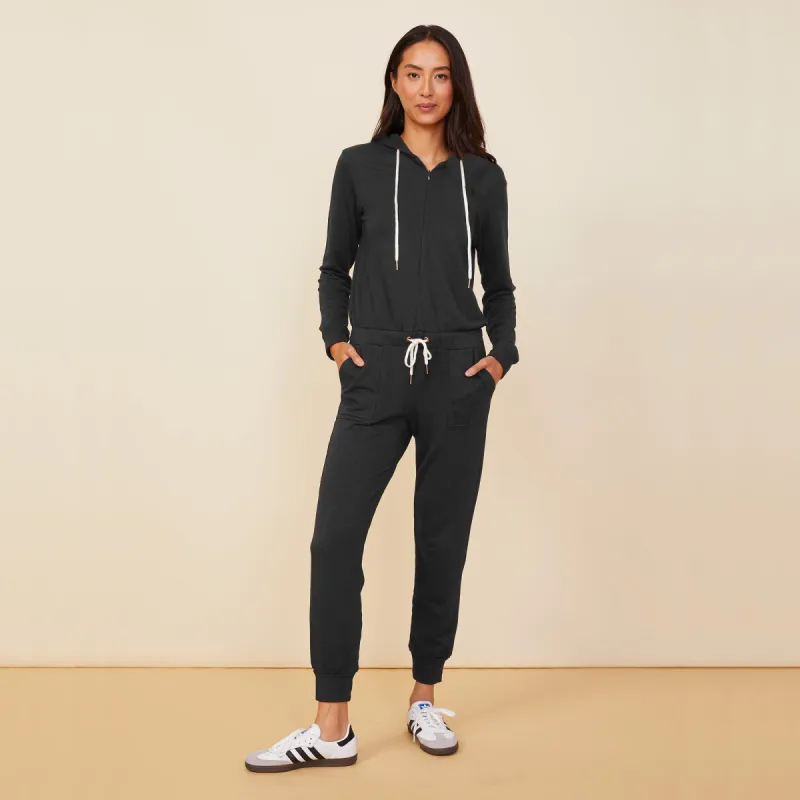 Supersoft Fleece Hooded Jumpsuit sold by Monrow