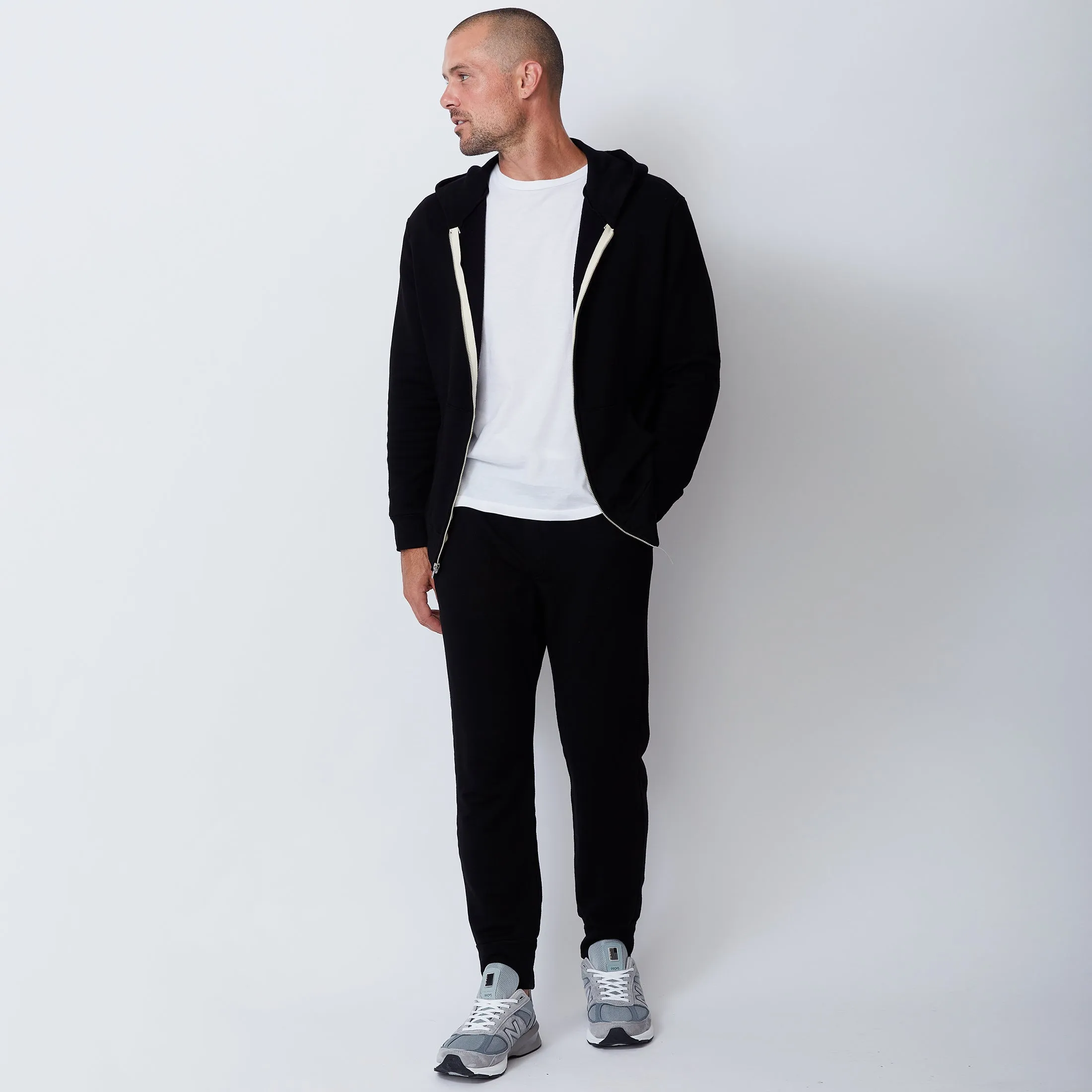 Supersoft Fleece Zip Up Hoody sold by Monrow product image thumbnail 4