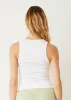 Supima Rib High Neck Tank sold by Monrow