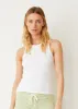 Supima Rib High Neck Tank sold by Monrow