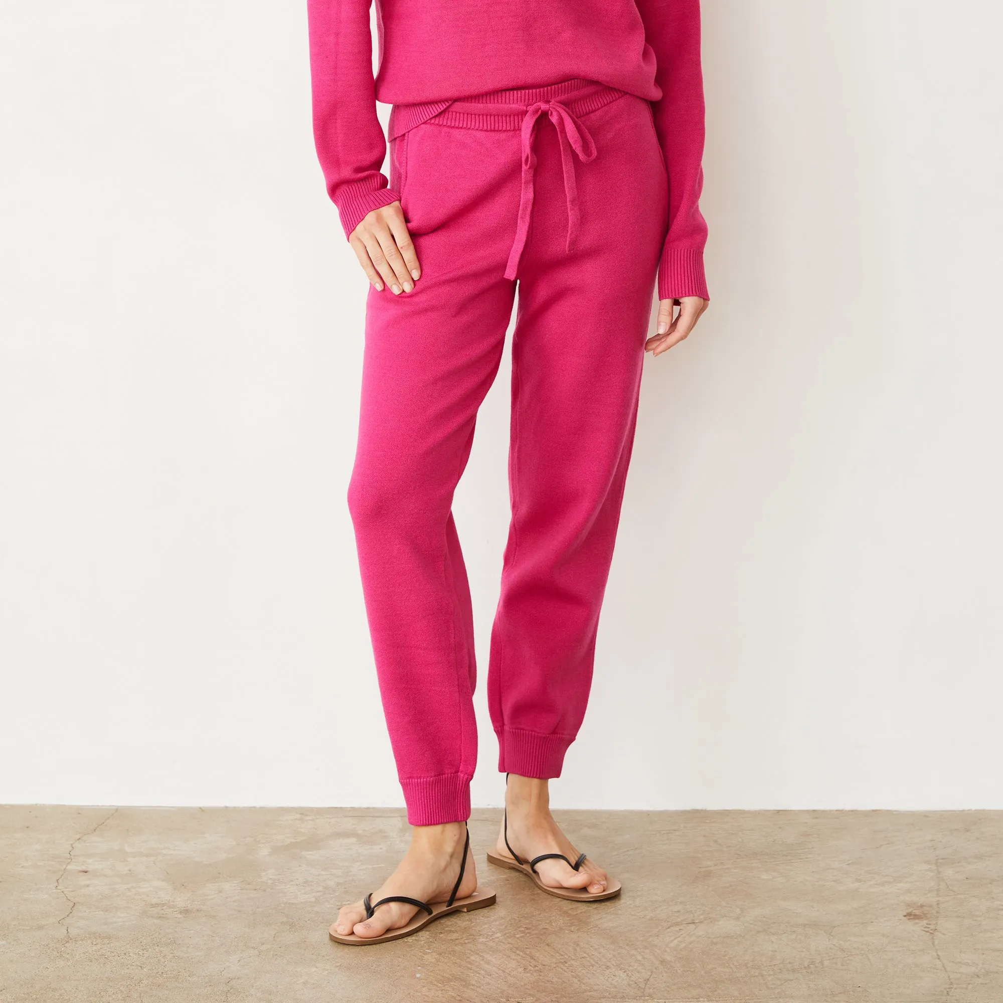 Soft Knit Cuffed Jogger sold by Monrow product image thumbnail 2