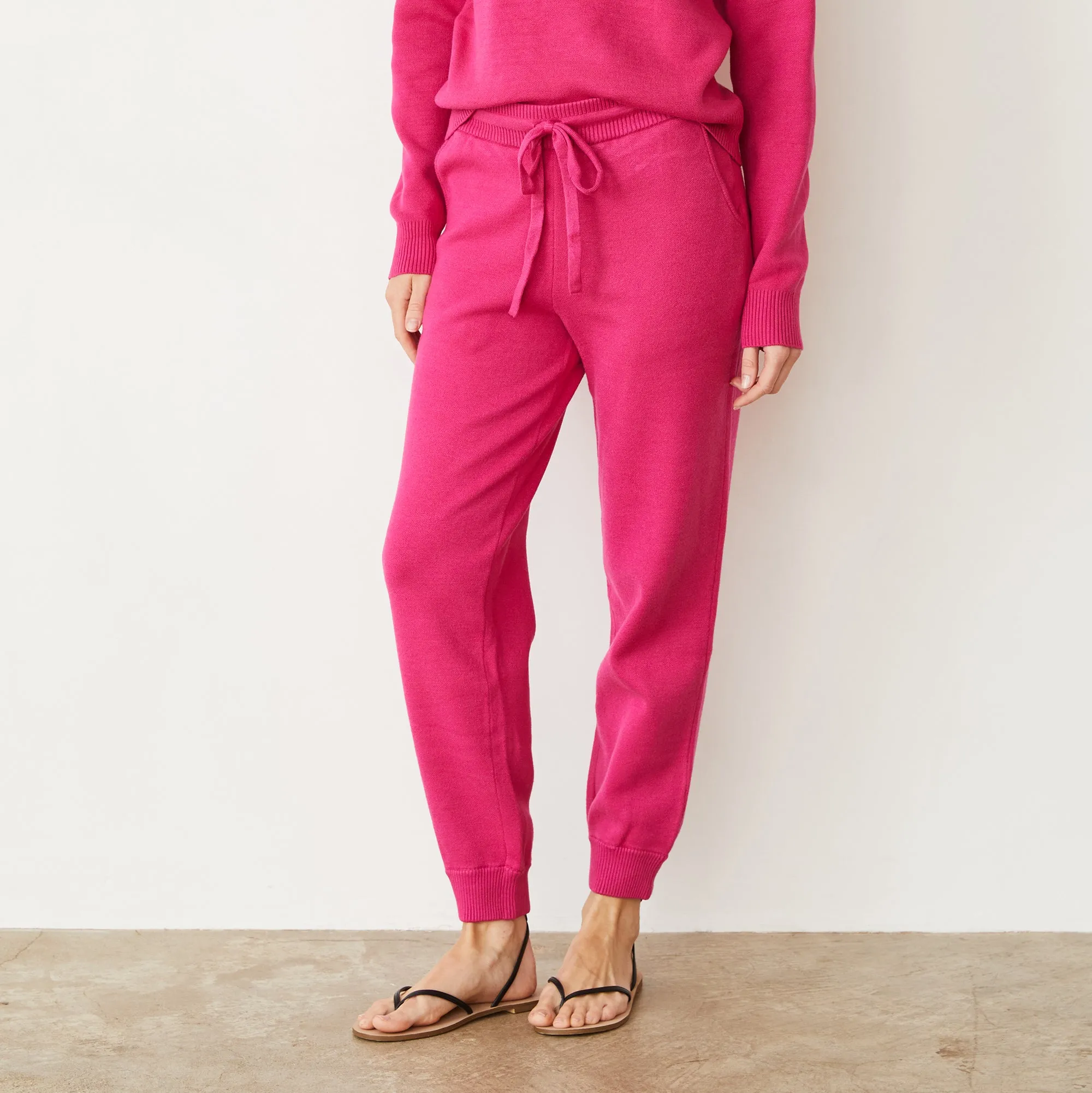 Soft Knit Cuffed Jogger sold by Monrow product image thumbnail 3