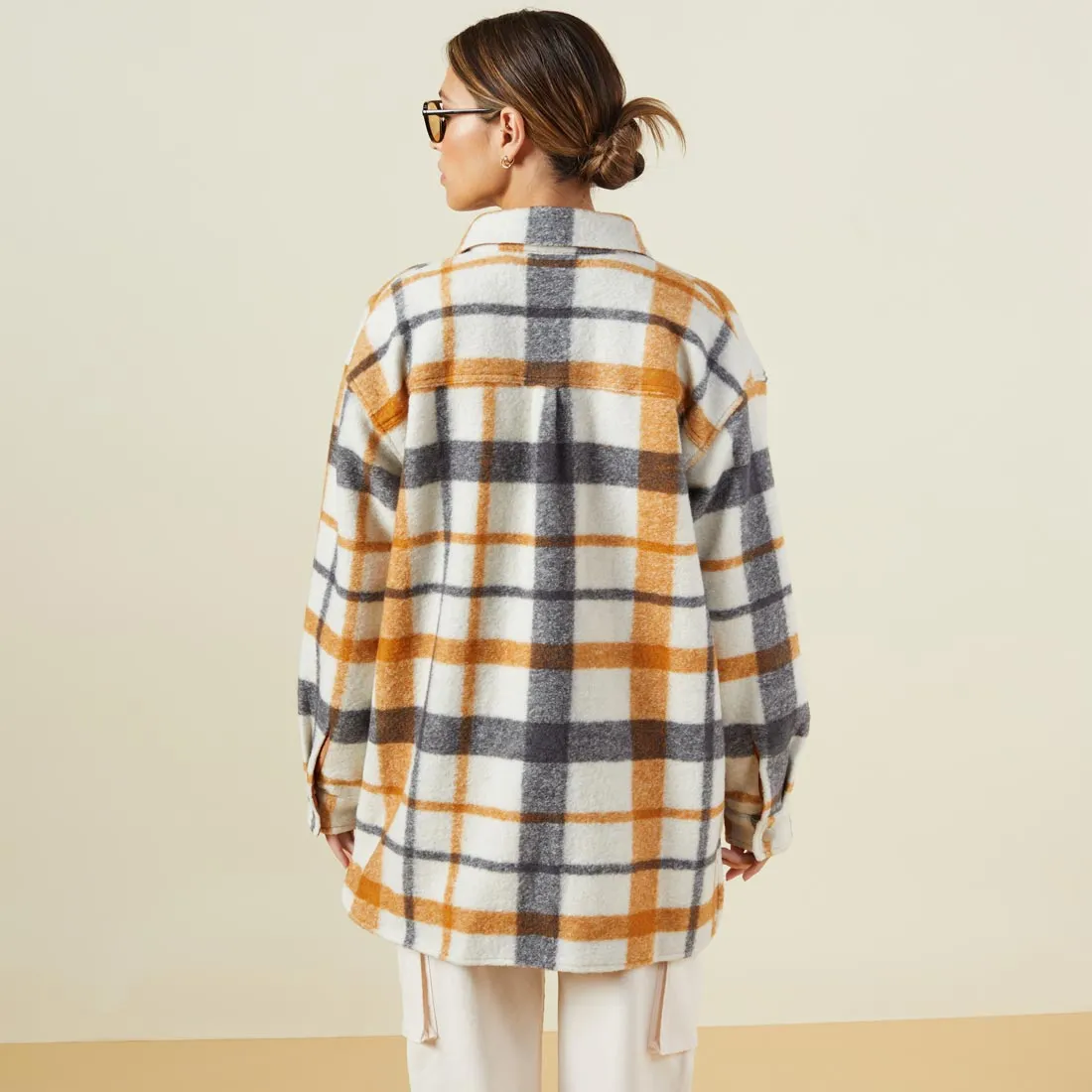 Plaid Shacket sold by Monrow product image thumbnail 5