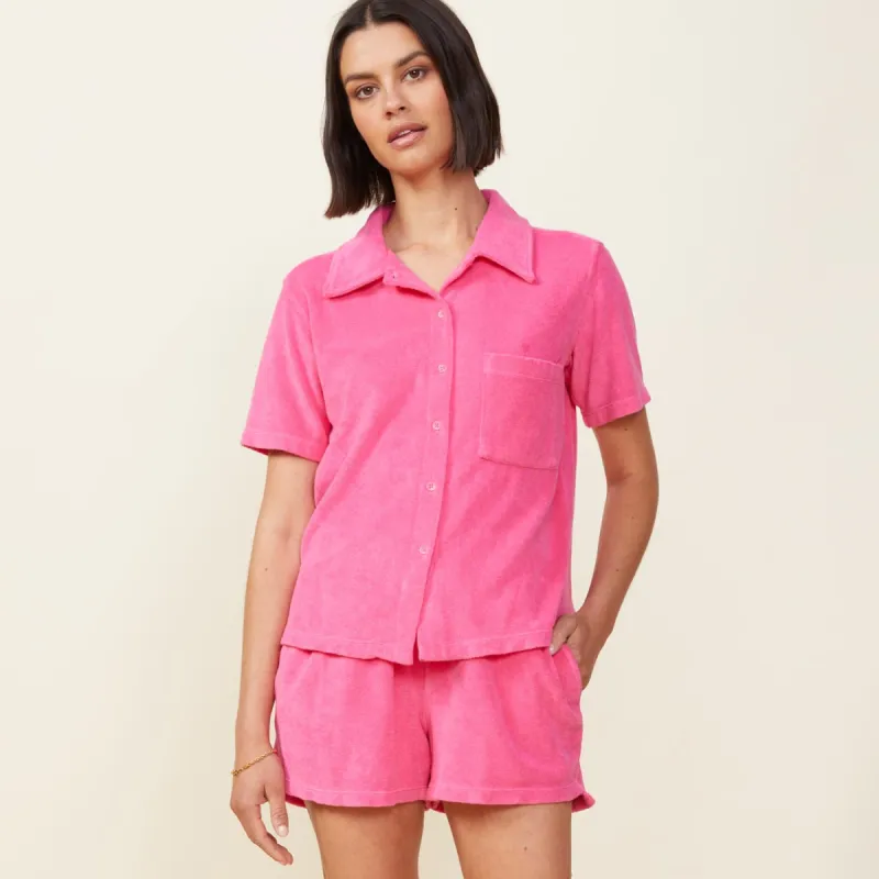 Terry Cloth Pocket Shirt sold by Monrow