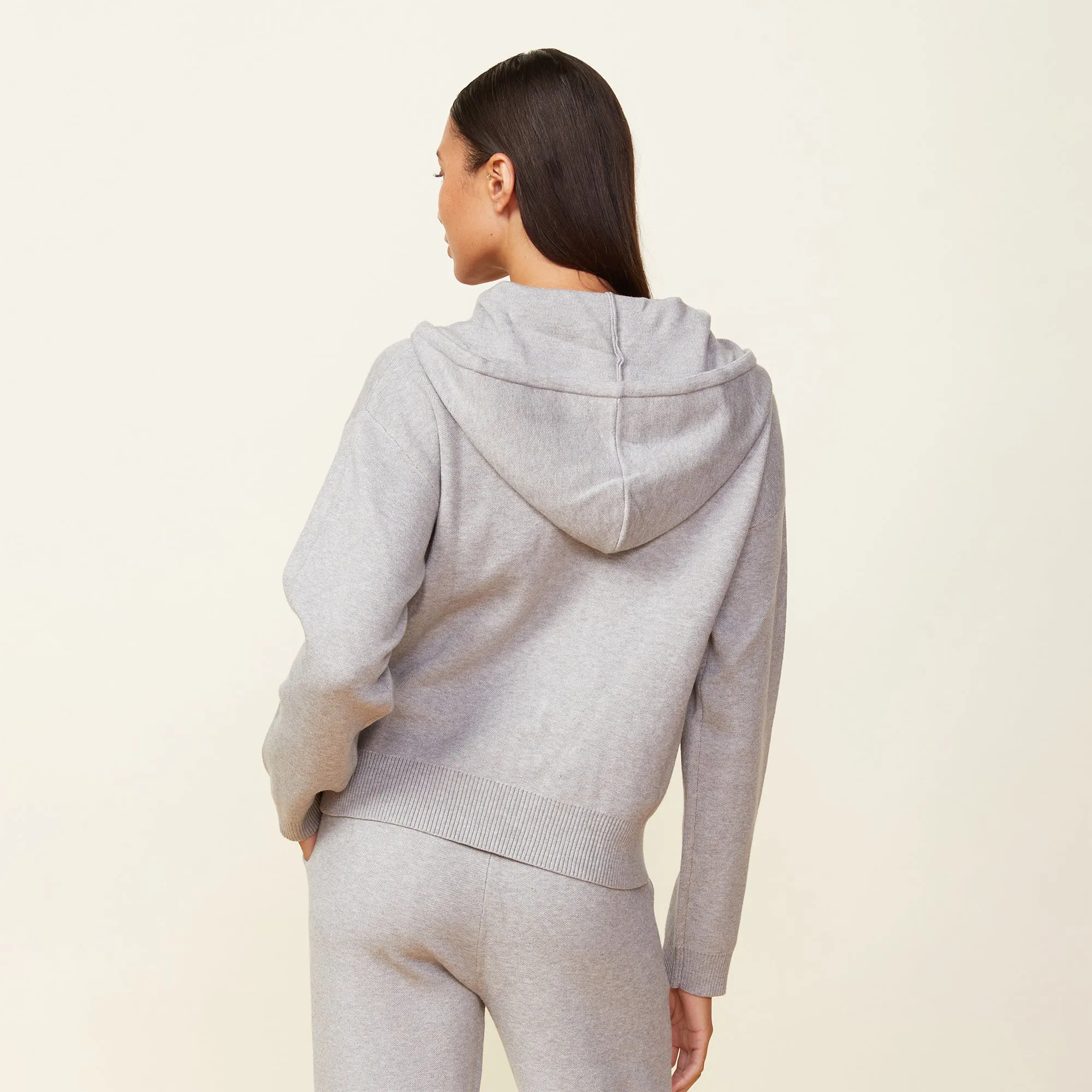 Soft Knit Zip Up Hoody sold by Monrow product image thumbnail 3