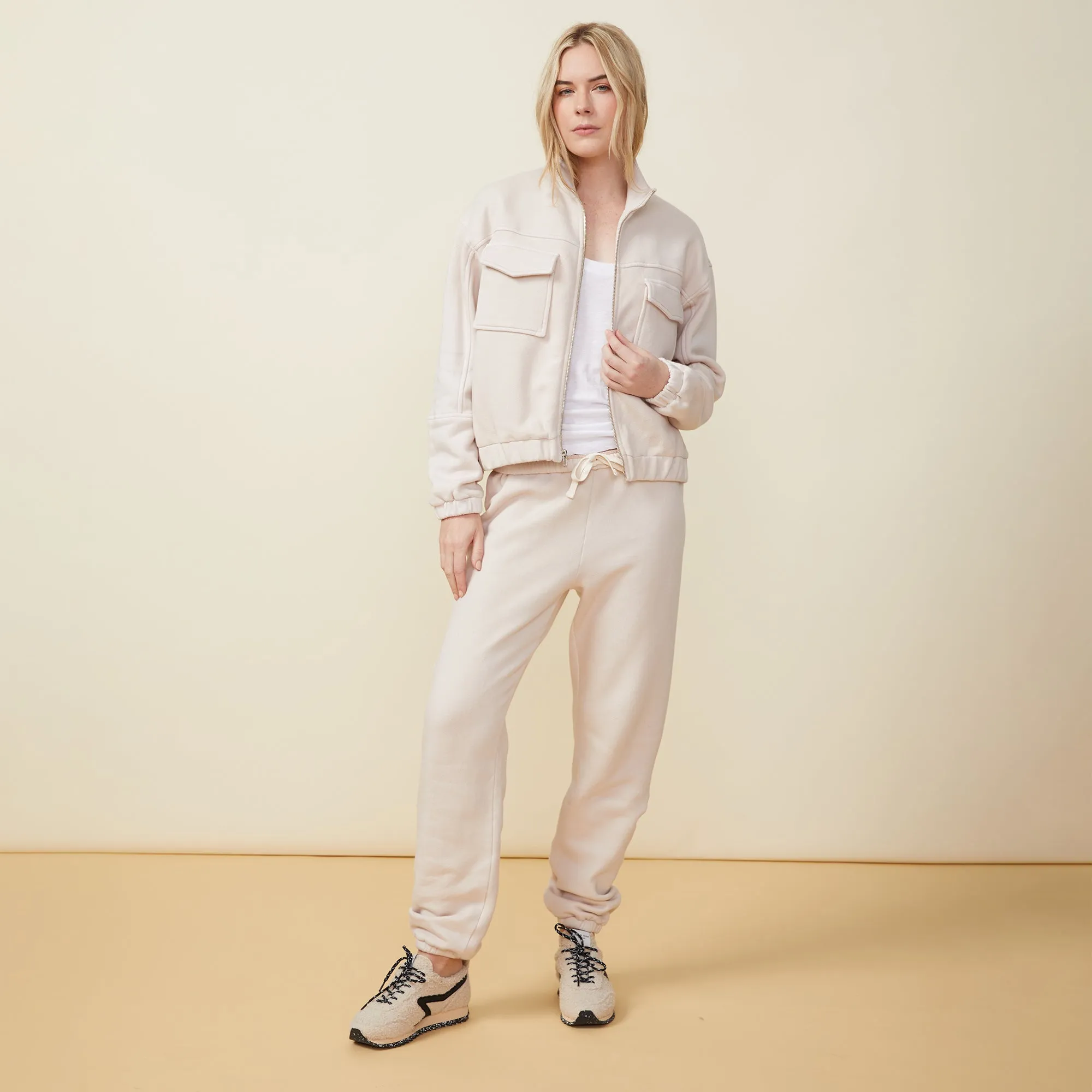 Seamed Bomber Jacket sold by Monrow product image thumbnail 2