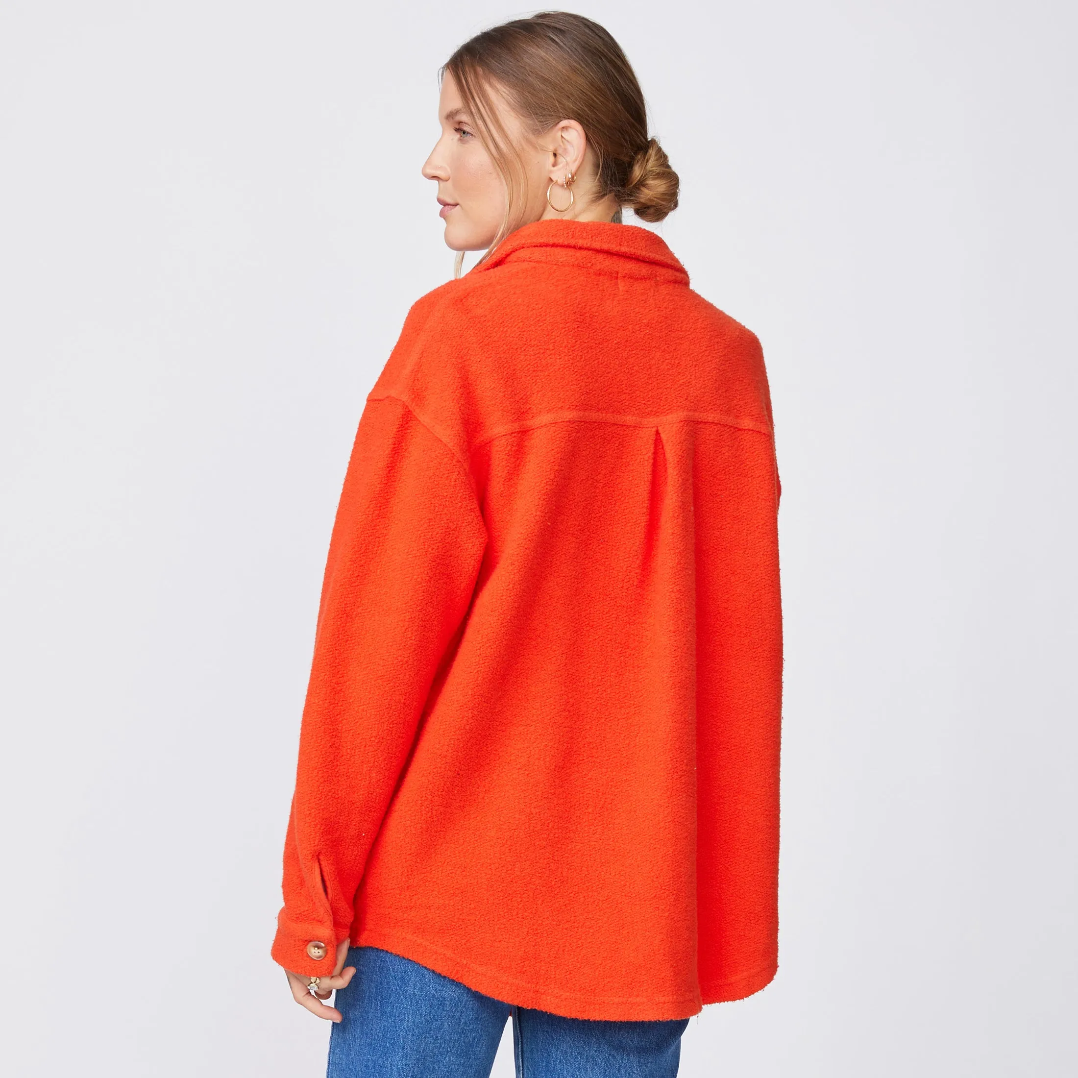 Teddy Fleece Shacket sold by Monrow product image thumbnail 5