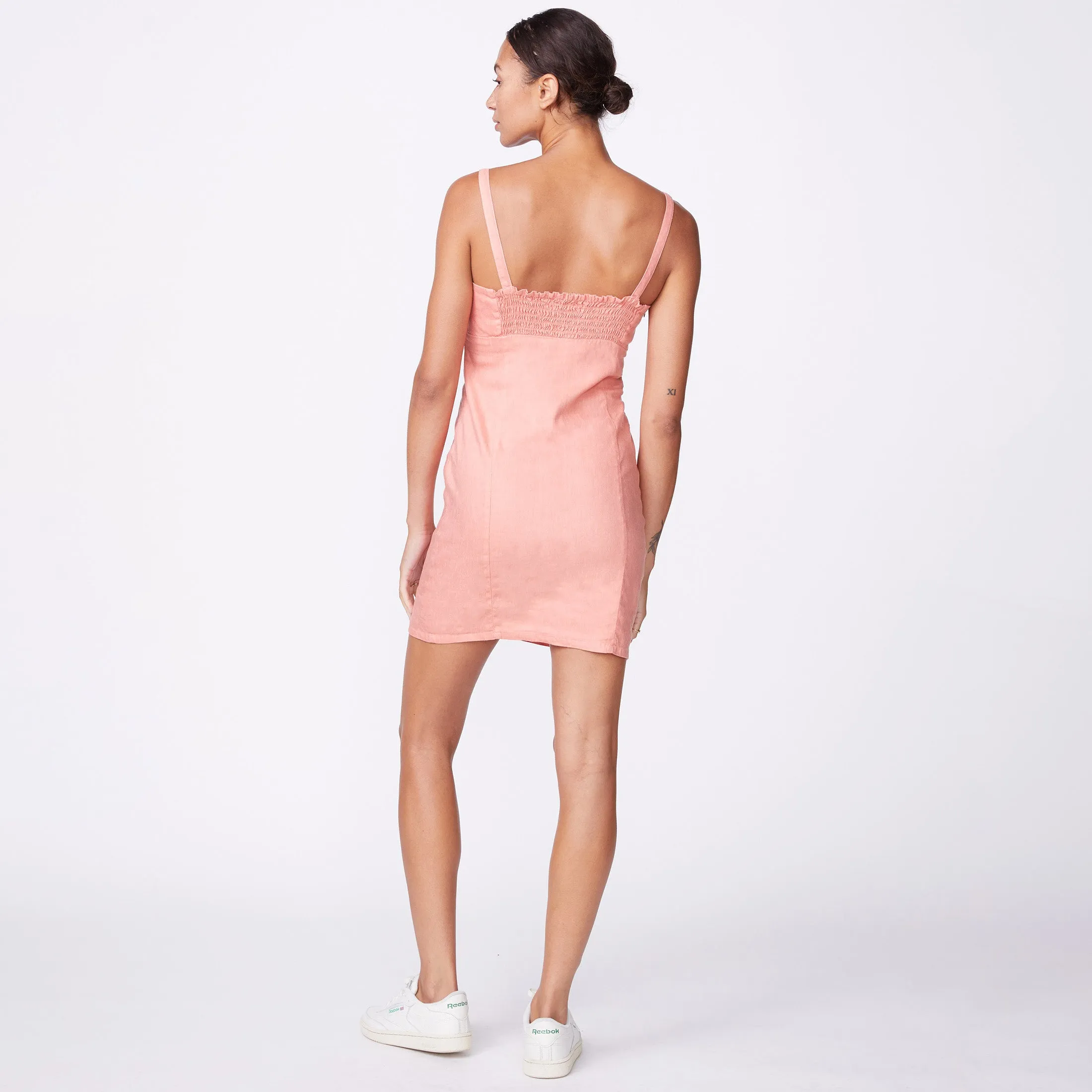 Linen Cami Dress sold by Monrow product image thumbnail 4
