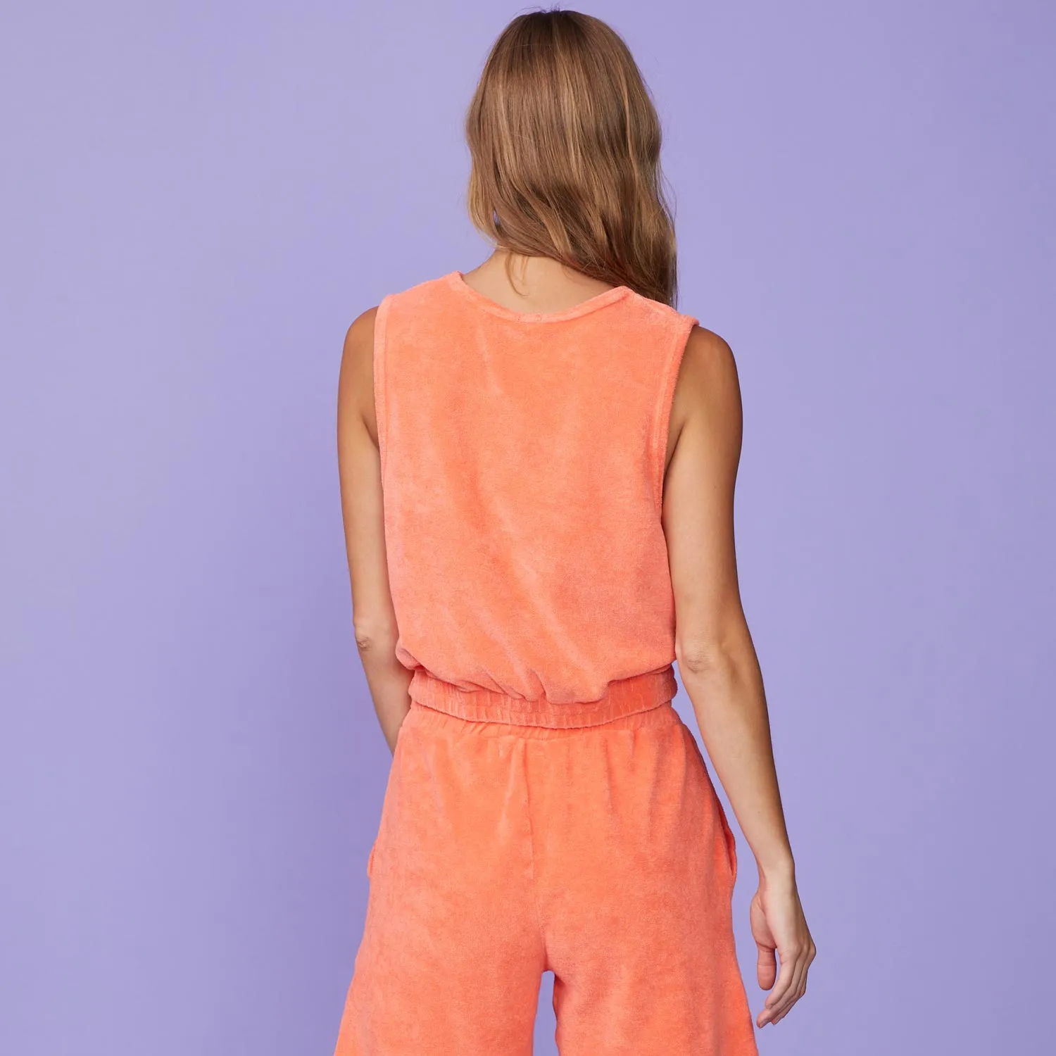 Terry Cloth Tank sold by Monrow product image thumbnail 4