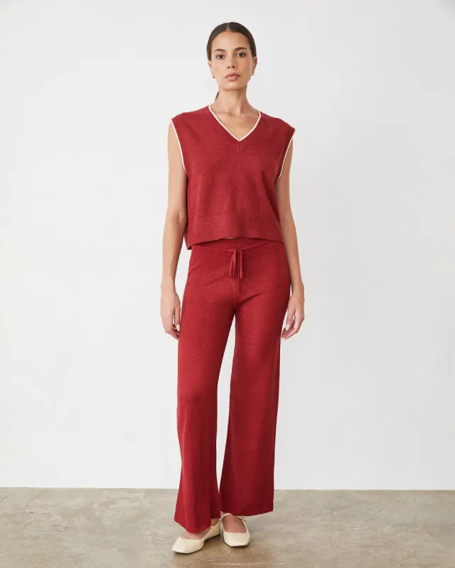 Boucle Knit Relaxed Pant sold by Monrow