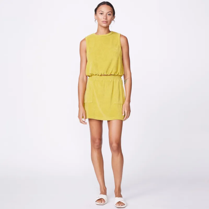 Terry Cloth Skirt sold by Monrow