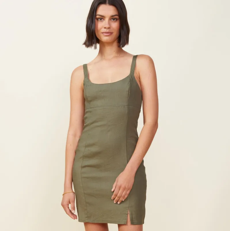 Linen Cami Dress sold by Monrow