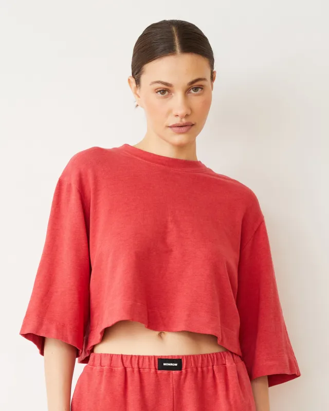 French Terry Oversized Tee sold by Monrow