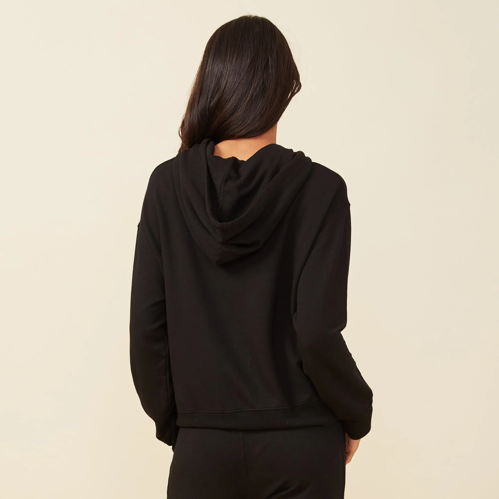 Supersoft Fleece Drawcord Hoody sold by Monrow product image thumbnail 5